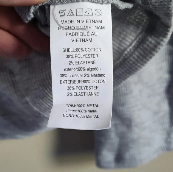 Michael Kors Gray Waffle Knit Pullover Sweater M Cowl Neck Long Sleeve Cozy - Picture 6 of 6